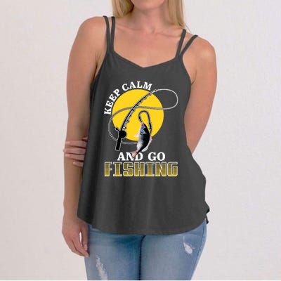 Keep Calm and Go Fishing Women's Strappy Tank