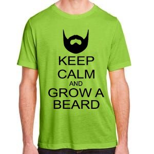 Keep Calm and Grow a Beard Adult ChromaSoft Performance T-Shirt