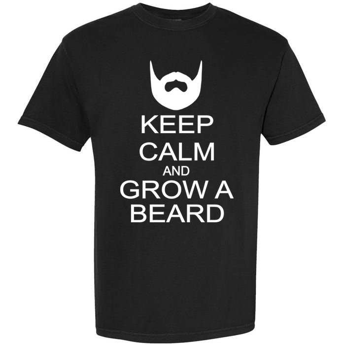 Keep Calm and Grow a Beard Garment-Dyed Heavyweight T-Shirt