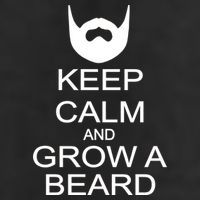 Keep Calm and Grow a Beard Garment-Dyed Heavyweight T-Shirt