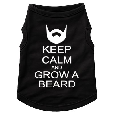 Keep Calm and Grow a Beard Doggie Tank