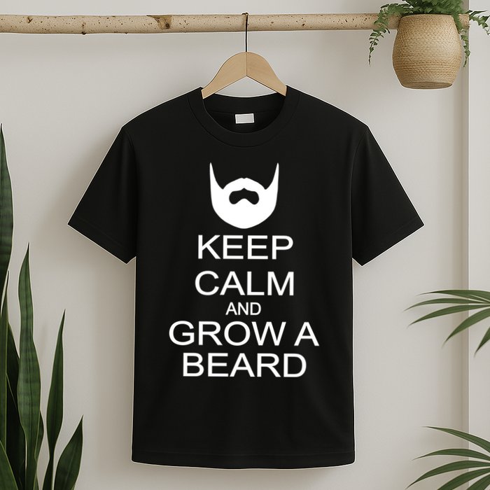 Keep Calm and Grow a Beard T-Shirt