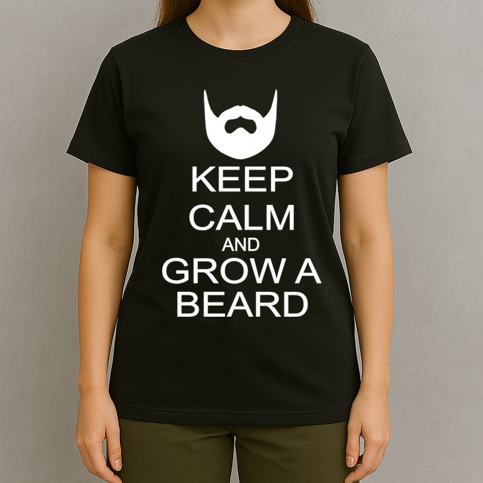 Keep Calm and Grow a Beard T-Shirt