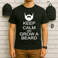Keep Calm and Grow a Beard T-Shirt