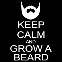Keep Calm and Grow a Beard Flatbill Hat