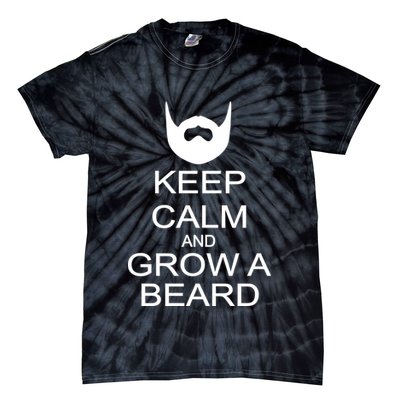 Keep Calm and Grow a Beard Tie-Dye T-Shirt