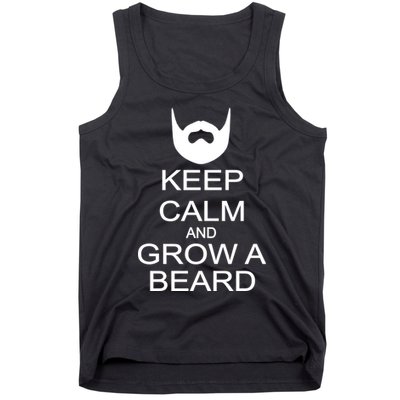 Keep Calm and Grow a Beard Tank Top