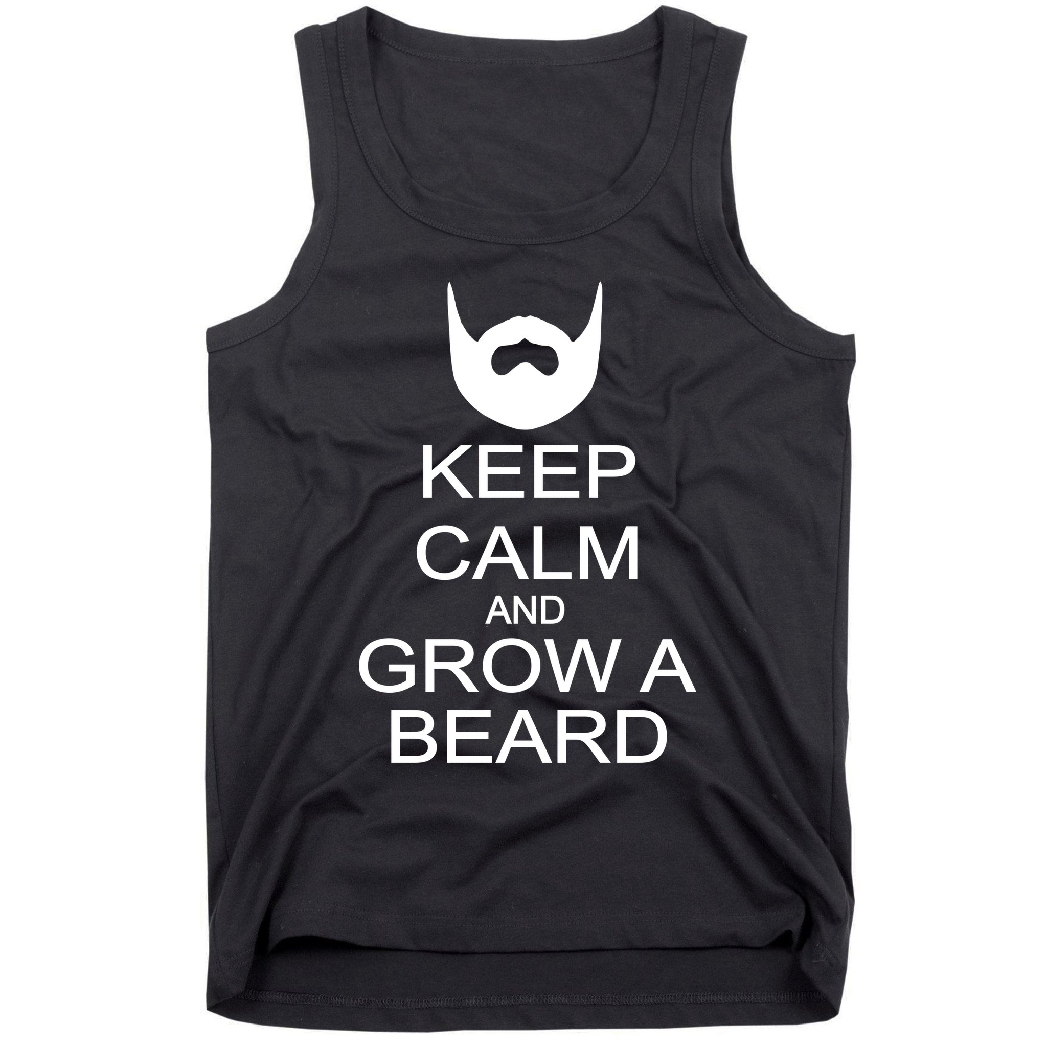 Keep Calm and Grow a Beard Tank Top