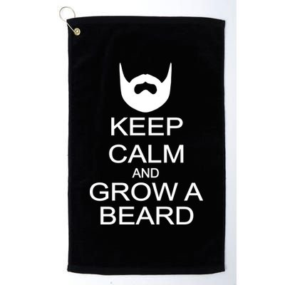 Keep Calm and Grow a Beard Golf Towel