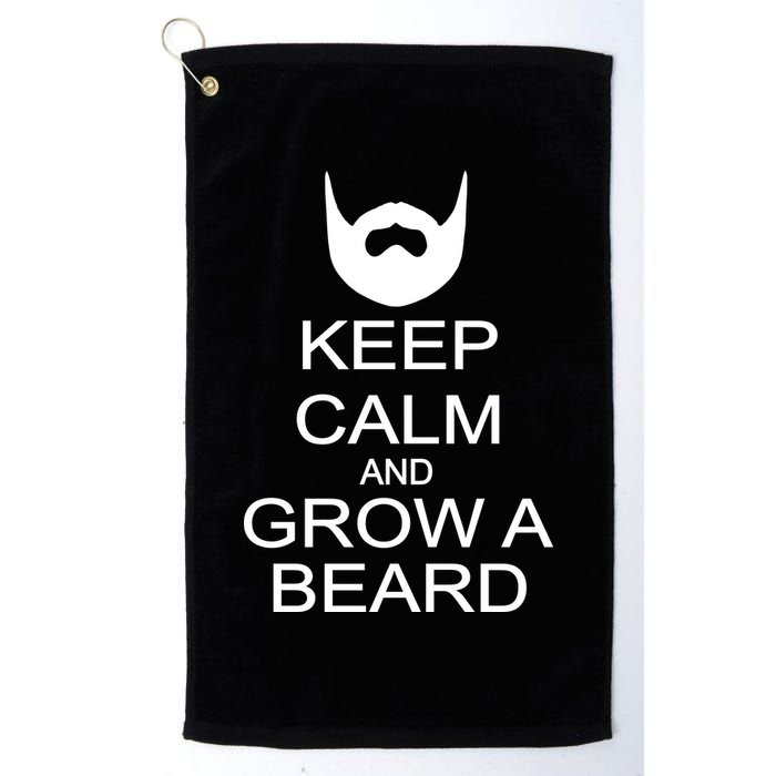 Keep Calm and Grow a Beard Golf Towel