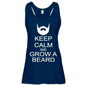 Keep Calm and Grow a Beard Ladies Essential Flowy Tank