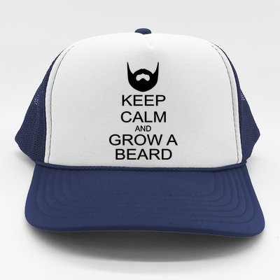 Keep Calm and Grow a Beard Trucker Hat