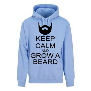 Keep Calm and Grow a Beard Unisex Surf Hoodie