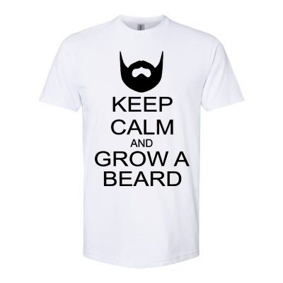 Keep Calm and Grow a Beard Softstyle® CVC T-Shirt