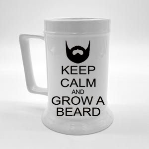 Keep Calm and Grow a Beard Beer Stein