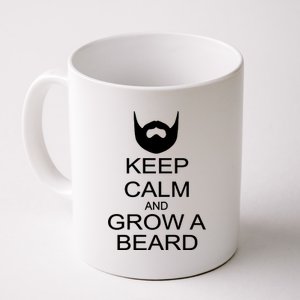 Keep Calm and Grow a Beard Coffee Mug