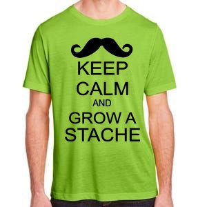 Keep Calm and Grow A Stache Adult ChromaSoft Performance T-Shirt