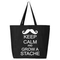 Keep Calm and Grow A Stache 25L Jumbo Tote