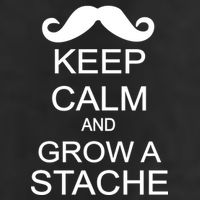 Keep Calm and Grow A Stache 25L Jumbo Tote
