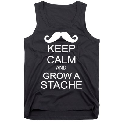 Keep Calm and Grow A Stache Tank Top
