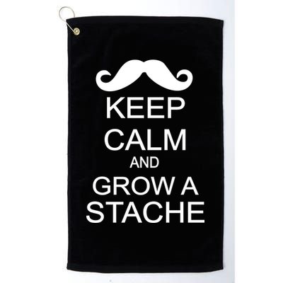 Keep Calm and Grow A Stache Golf Towel