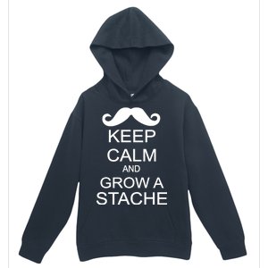 Keep Calm and Grow A Stache Urban Pullover Hoodie