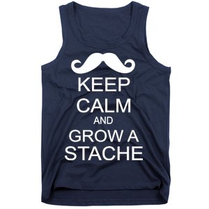 Keep Calm and Grow A Stache Tank Top