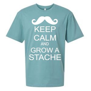 Keep Calm and Grow A Stache Sueded Cloud Jersey T-Shirt