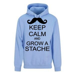 Keep Calm and Grow A Stache Unisex Surf Hoodie