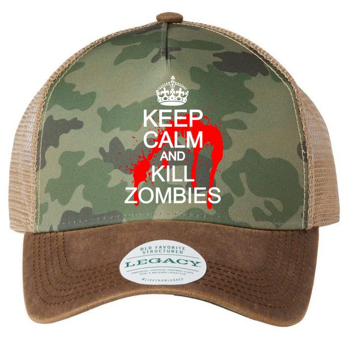 Keep Calm and Kill Zombies Legacy Tie Dye Trucker Hat