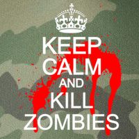 Keep Calm and Kill Zombies Legacy Tie Dye Trucker Hat