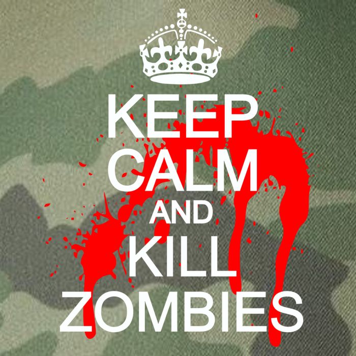 Keep Calm and Kill Zombies Legacy Tie Dye Trucker Hat