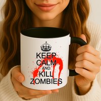 Keep Calm and Kill Zombies Mug