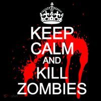 Keep Calm and Kill Zombies Flatbill Hat
