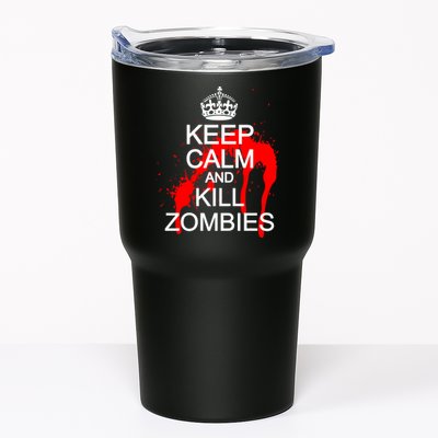 Keep Calm and Kill Zombies Tumbler