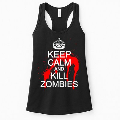 Keep Calm and Kill Zombies Womens Tank Top