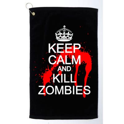 Keep Calm and Kill Zombies Golf Towel