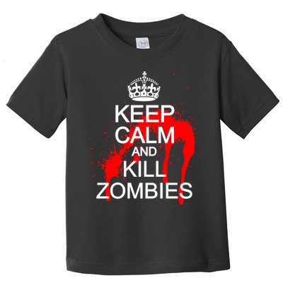 Keep Calm and Kill Zombies Toddler T-Shirt