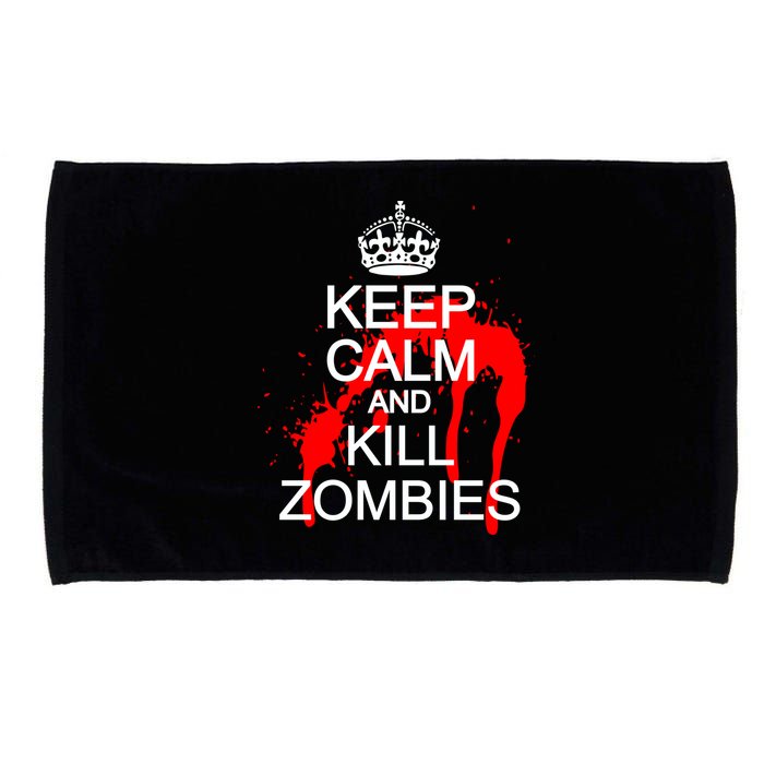 Keep Calm and Kill Zombies Microfiber Hand Towel