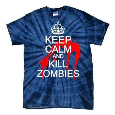 Keep Calm and Kill Zombies Tie-Dye T-Shirt