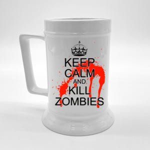 Keep Calm and Kill Zombies Beer Stein