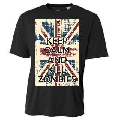 Keep Calm and Kill Zombies Vintage Cooling Performance Crew T-Shirt