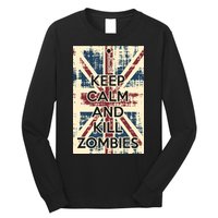 Keep Calm and Kill Zombies Vintage Long Sleeve Shirt