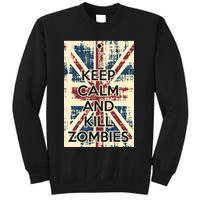 Keep Calm and Kill Zombies Vintage Sweatshirt