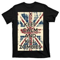 Keep Calm and Kill Zombies Vintage T-Shirt