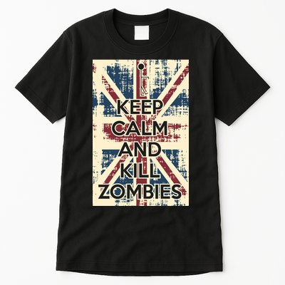 Keep Calm and Kill Zombies Vintage Tall T-Shirt