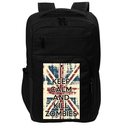 Keep Calm and Kill Zombies Vintage Impact Tech Backpack