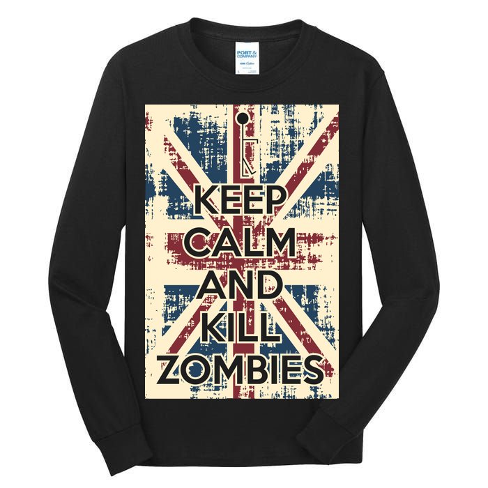 Keep Calm and Kill Zombies Vintage Tall Long Sleeve T-Shirt