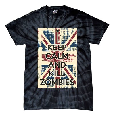 Keep Calm and Kill Zombies Vintage Tie-Dye T-Shirt