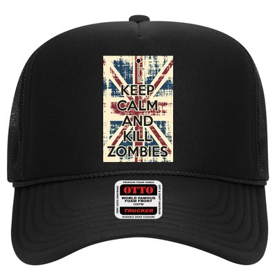 Keep Calm and Kill Zombies Vintage Trucker Hat